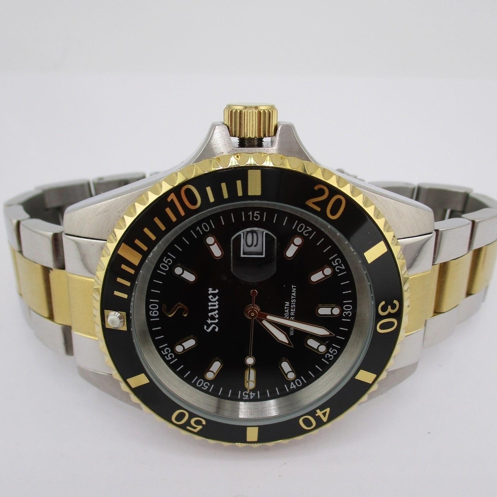 Stauer Two-Tone Dive Watch